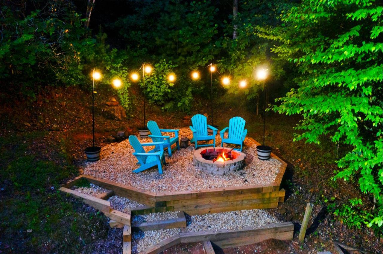 Cozy Cabin Retreat - Hot Tub, Fireplace & Fire Pit Blue Ridge Exterior foto